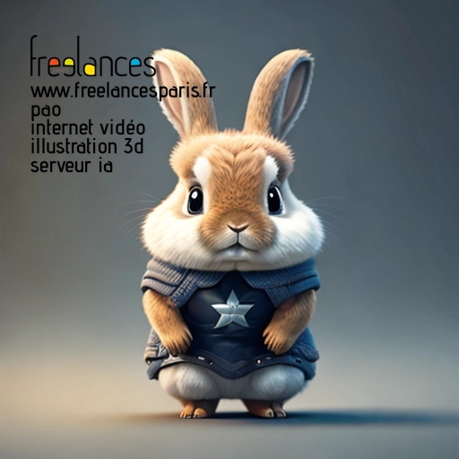 Pao internet vidéo illustration 3d serveur intelligence générative freelance paris studio de création 5T2YA301